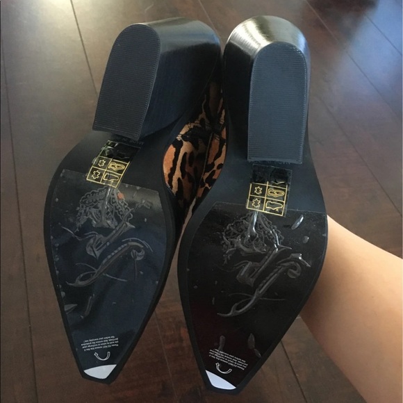 NWOT Free People Kaydence Leopard Boots - Picture 8 of 16